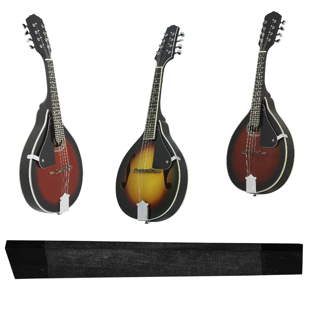 

Гриф для мандолины из черного эбонита, DIY, износостойкий, высококачественный, для любителей мандолин