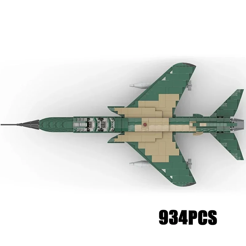 

Moc Building Bricks Military Model F-105G Wild Weasel Fighter Technology Modular Blocks Gifts Christmas Toys DIY Sets Assembly