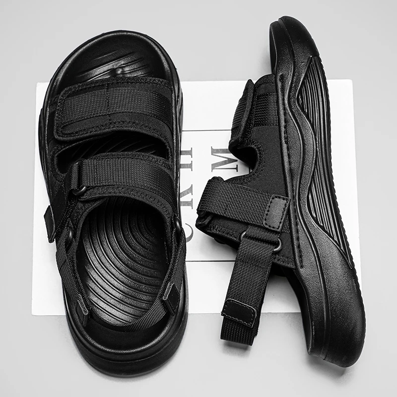 

2025 мужские летние весенние нескользящие водонепроницаемые тапочки для душа, пляжа и бассейна, толстая мягкая подошва, облегчение боли, поддерживающие шлепанцы