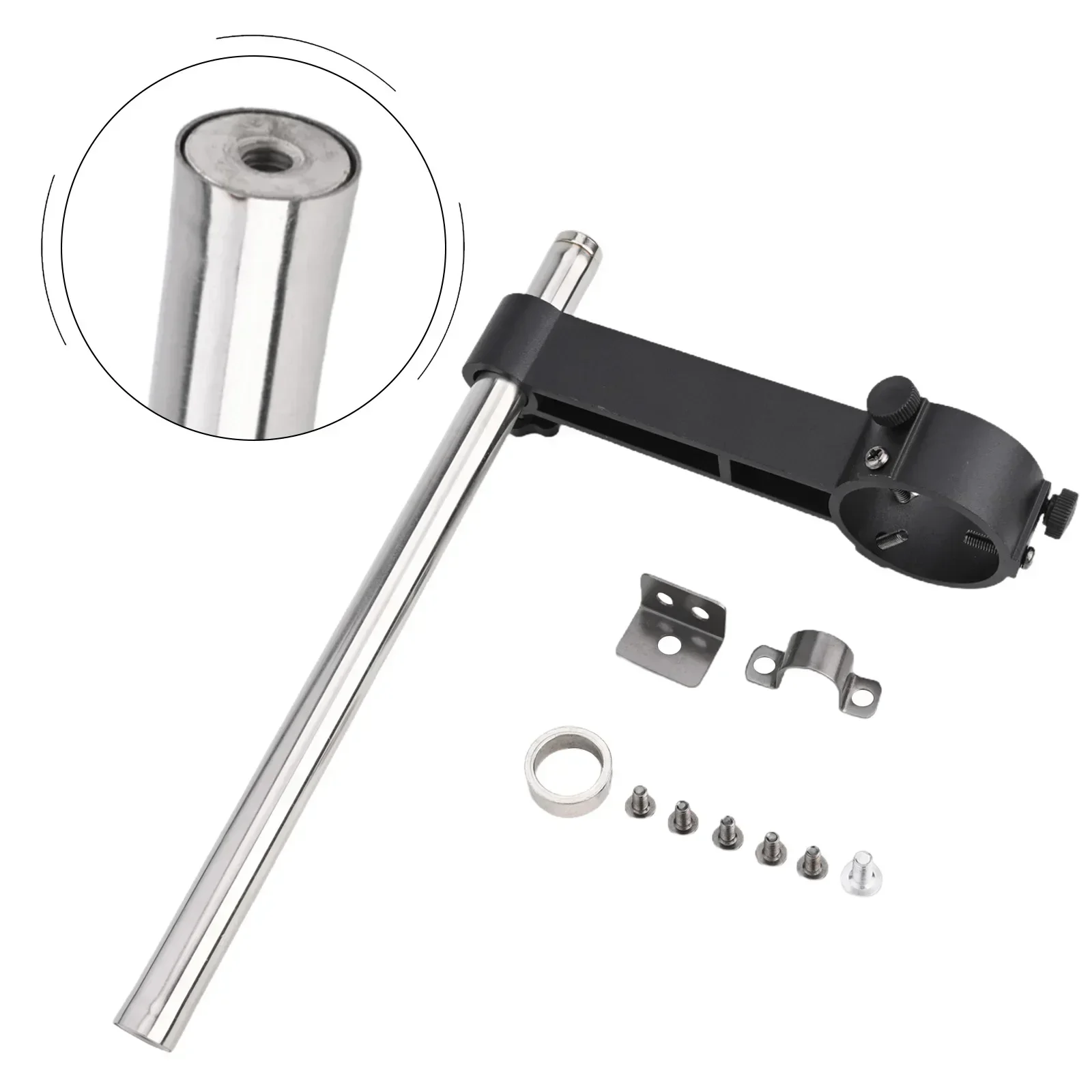 Metal Hot Air Handpiece Clamp Holder Stand for SMD Rework with Adjustable Height Fixing Bolts Compatible with Cyclo 852D Series