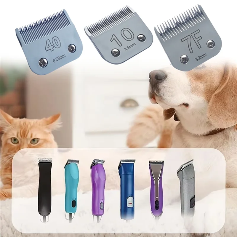 G6-استبدال شفرة المقص للعناية بالكلاب الأليفة القابلة للفصل لمعظم ماكينة قص الشعر من سلسلة Andis وOster A5 وWahl KM10 7F