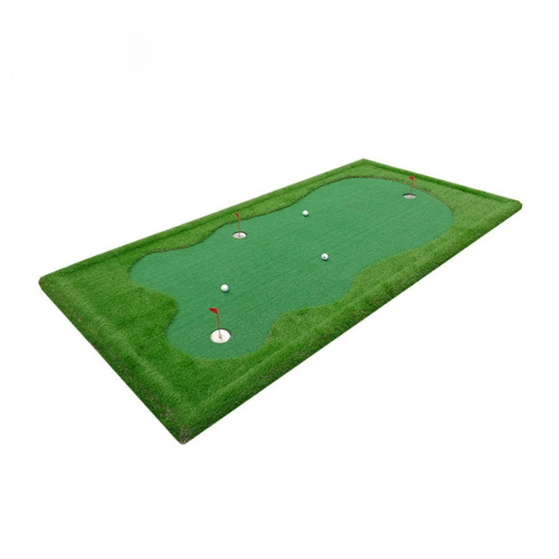 2022 New Putting Green Portable Putting Practice Mat Upgraded Mini Green Strike Mat