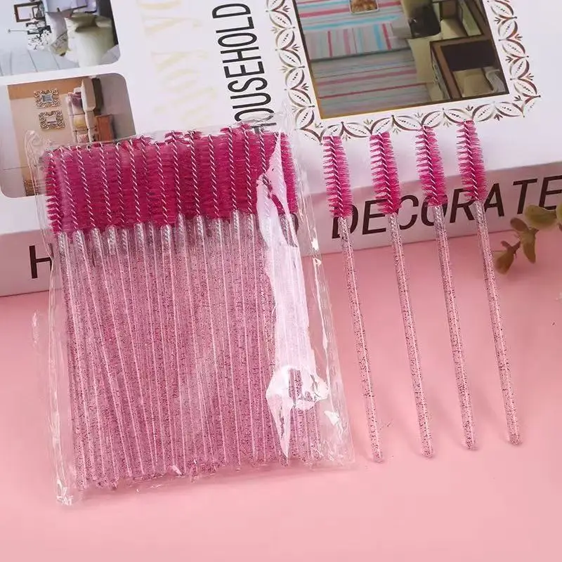 الجملة 1000 قطعة فرش الرموش القابل للتصرف Spoolies مايكرو لاش عصي الماسكارا أمشاط بالجملة لمكياج رمش تمديد #2