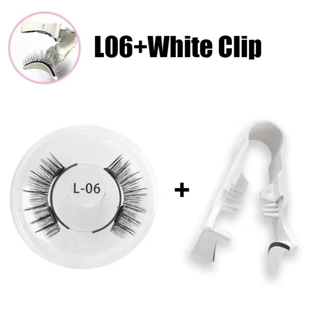 Magnetic Magnetic False Eyelashes Glue Free DIY Magnetic Eyelashes with Clip Reusable 3D Extension False Eyelash Clusters Girls