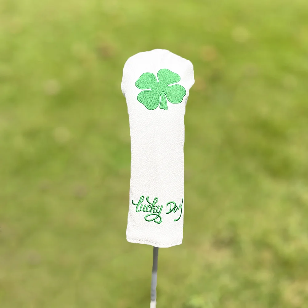 1pc/4pcs Four-leaf Clover Golf Club Head Cover - Durable, Waterproof And Secure, Golf Accessories