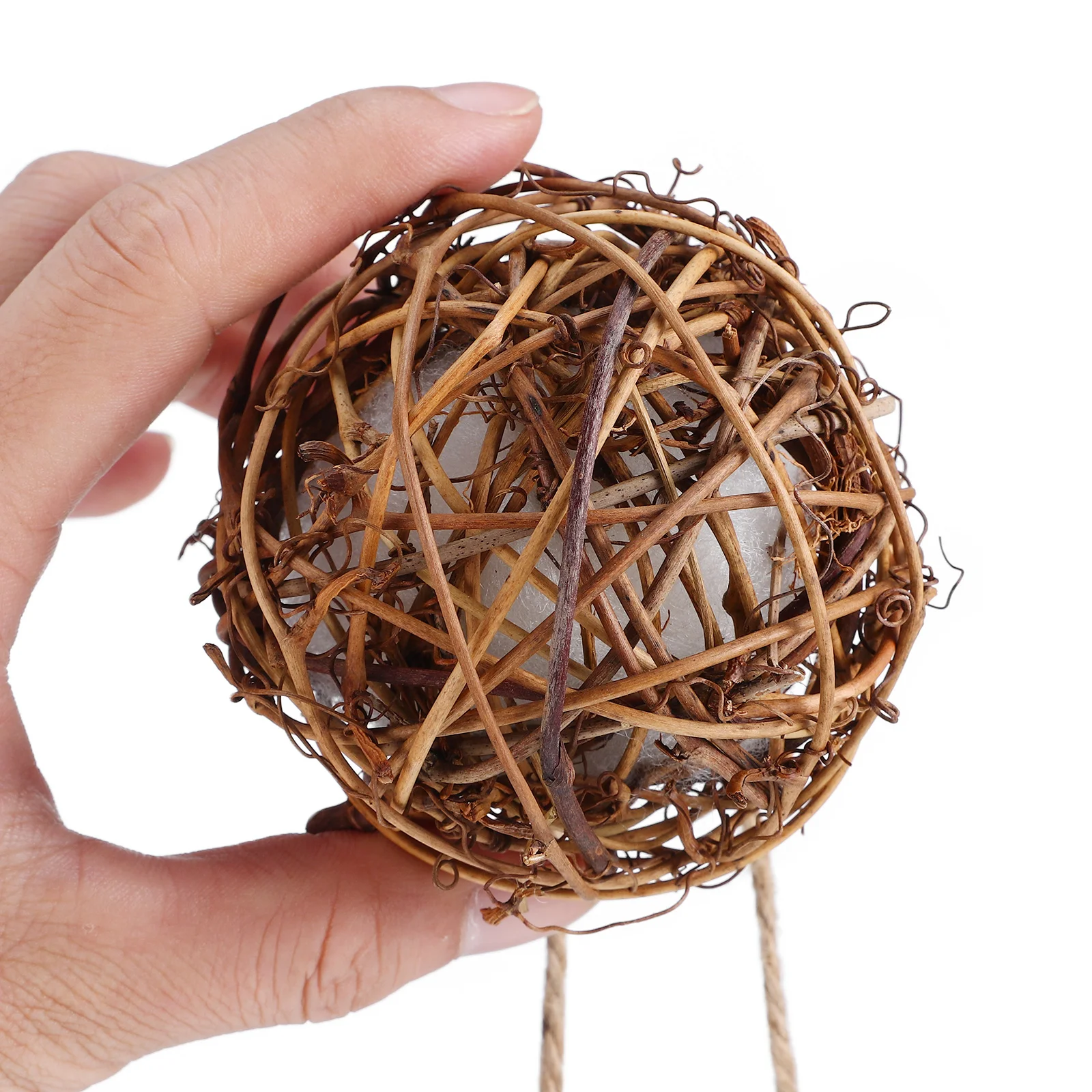 2 Pcs Bird's Nest Material for Cage Nests Parakeets Birdhouse Canary Canaries Feeder Planet Earth Duck Toy