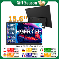 HGFRTEE 15.6inch Portable Monitor FHD-IPS Panel Second Screen for Laptop Gaming Extended Display with Type C HDMI