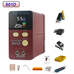 12KW 801D Spot Welding Machine 110-220V Energy Storage Type Small Welding Battery Stainless Steel Iron Nickel Mobile Spot Welder