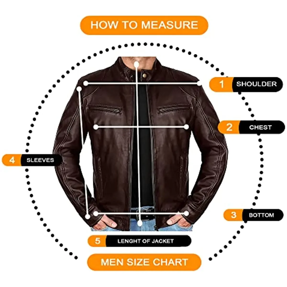 Chaqueta de cuero a la moda para hombre, chaqueta ajustada de PU con cuello levantado, antiviento, con solapa Diagonal y cremallera, 5XL