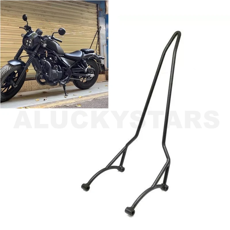 

Black Chrome Retro Sissy Bar Passenger Backrest For Honda Rebel CM 300 500 CM300 CM500 All Year Motorcycle Accessories