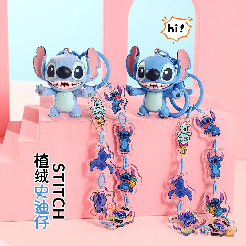 1-2PSC подлинный брелок со стежком для сумок для девочек, рюкзаков и школьных сумок, милый кулон с персонажем, небольшой подарок