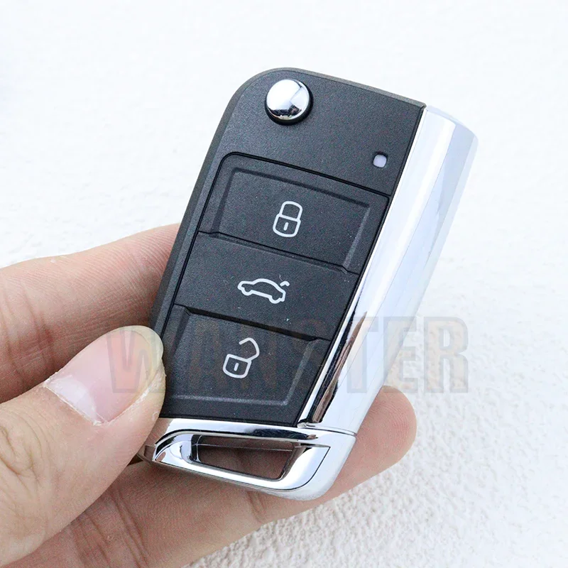 Car Key Fob Case Shell Housing for Volkswagen Virtus VW Tiguan Golf 7 Mk4 6 MK7 for Skoda Octavia A7 for Seat Leon Ibiza Altea