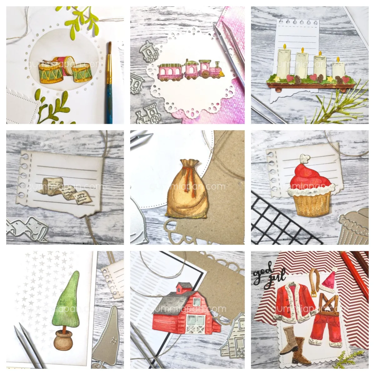 

Mini Drum Santa Clothes Sack New Metal Cutting Dies For DIY Scrapbooking Supplies Paper Craft Make Album Card Embossing Template