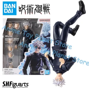 En stock Bandai shfiguarts shf satoru gojo tokyo jujutsu kit de modelo de la escuela secundaria kit de anime cazador de combate terminado con acabado 10 mejores ventas sh figuarts bootleg - №7