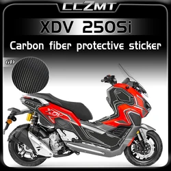 Per LONGJIA XDV250Si xdv250si XDV 250si corpo 6D adesivo in fibra di carbonio pellicola protettiva pellicola adesiva per tutto il corpo accessori per pellicole