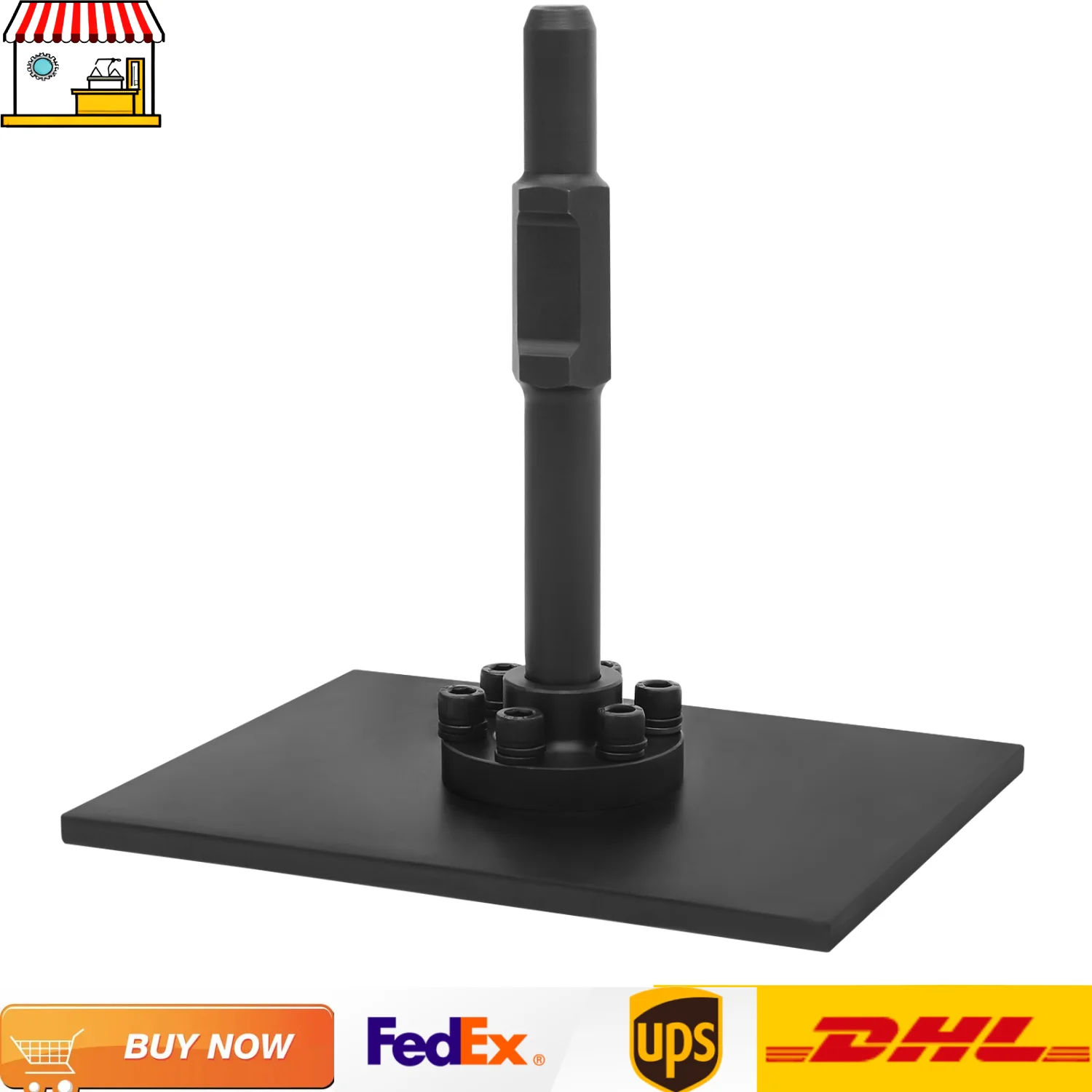 Plaque de doseur de marteau-piqueur de démolition |   Plaque d'arbre de bourrage 27x26x20.5cm, emballeur de doseur, outils de construction de paysages en béton