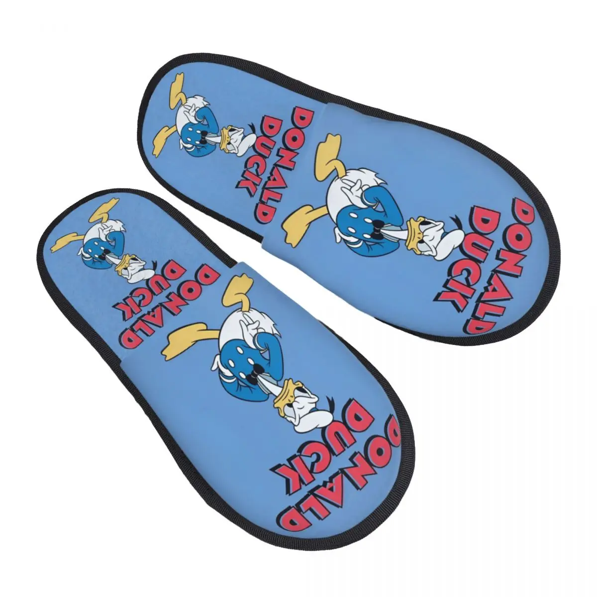 

Домашние тапочки с героями мультфильмов «Дональд Дак», женские уютные тапочки из пены с эффектом памяти, кавайные аниме-тапочки без шнуровки для спальни