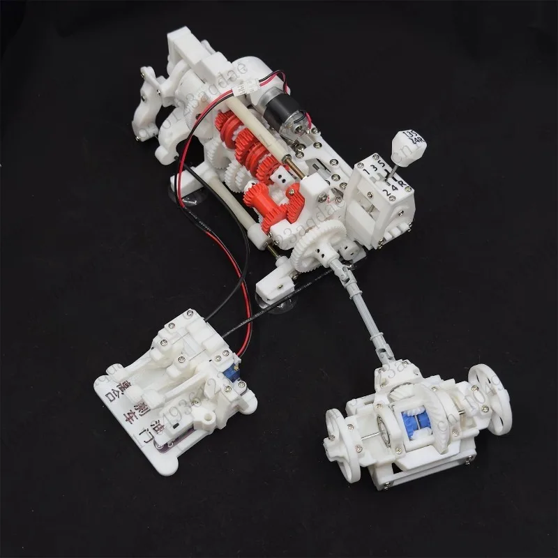 Automobile 5-speed Manual Transmission Dynamic Model with Reverse Clutch Gear Selector 3D Printing Model