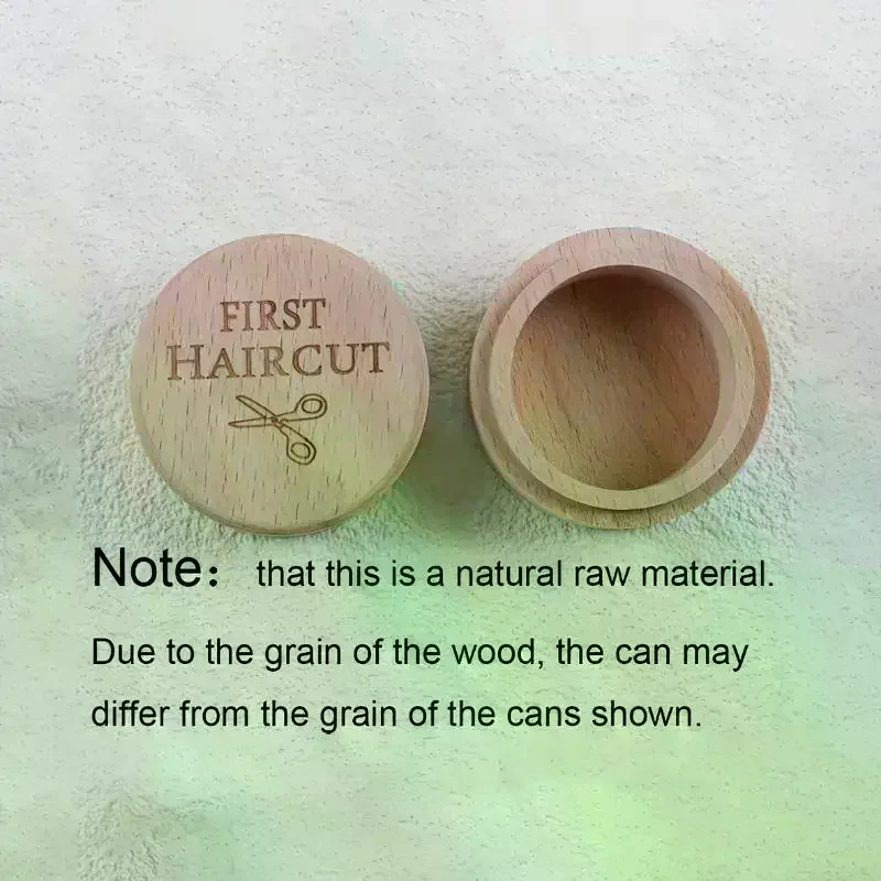 1Pcs Unfinished Wood Keepsake For Baby Teeth Hair & Memories Wooden Tooth Fairy Box Home Decor Birthday Gift