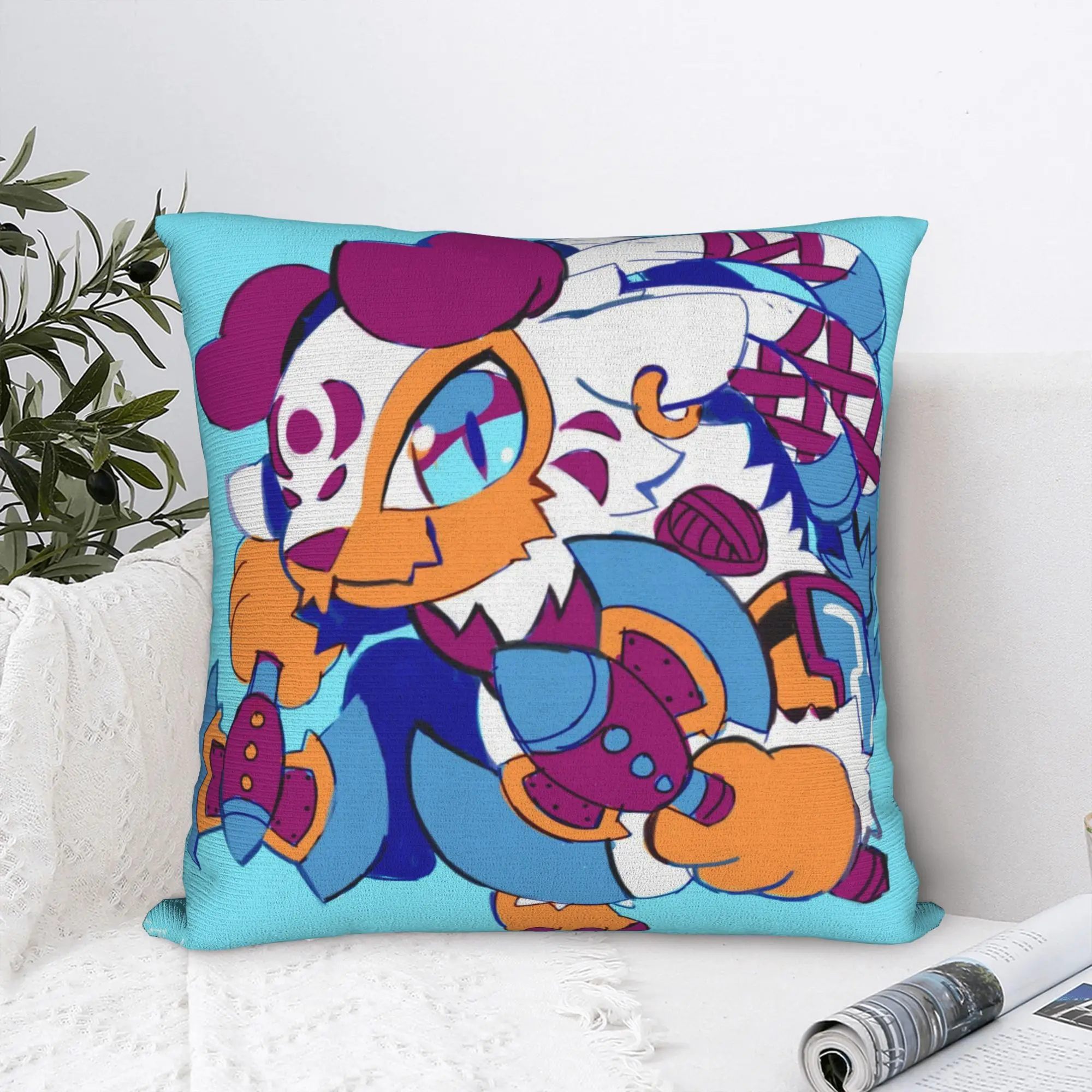 Modern Digimones Adventure Anime Cushion Cover for Sofa Soft  Pillow Case Decoration
