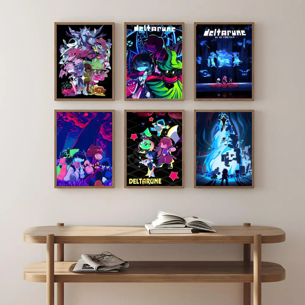 G-Game D-Deltarune Poster HD Versatile Waterproof Wall Art Self-Adhesive Decor for Any Space Ideal Gift