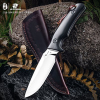 HX OUTDOORS D2 Hunting Knife ,Bear Camping Knives ,Straight Knives ,Fishing Tool With Leather Sheath Dropshipping