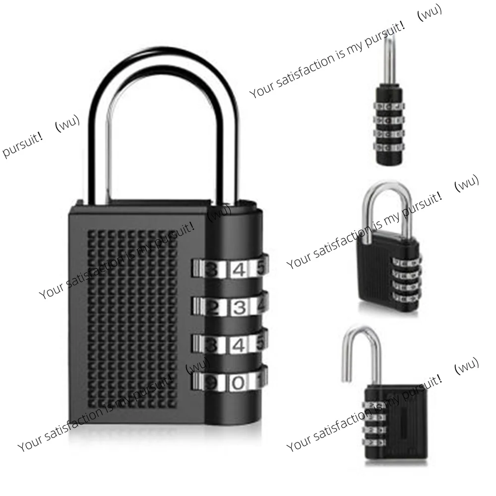 3-Digit Password Lock Travel Anti-theft Resettable Combination Padlock Coded Lock for Cabinet Luggage School Gym Locker Sheds