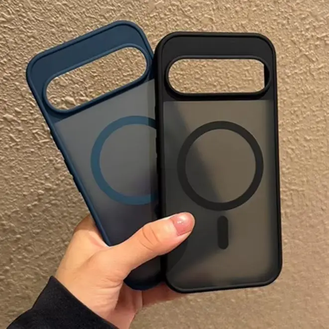 Minimalist Magnetic Case for Google Pixel 11ProXL Translucent Matte for Google Pixel 11 10 ProXL 9Pro XL 11Pro Cover