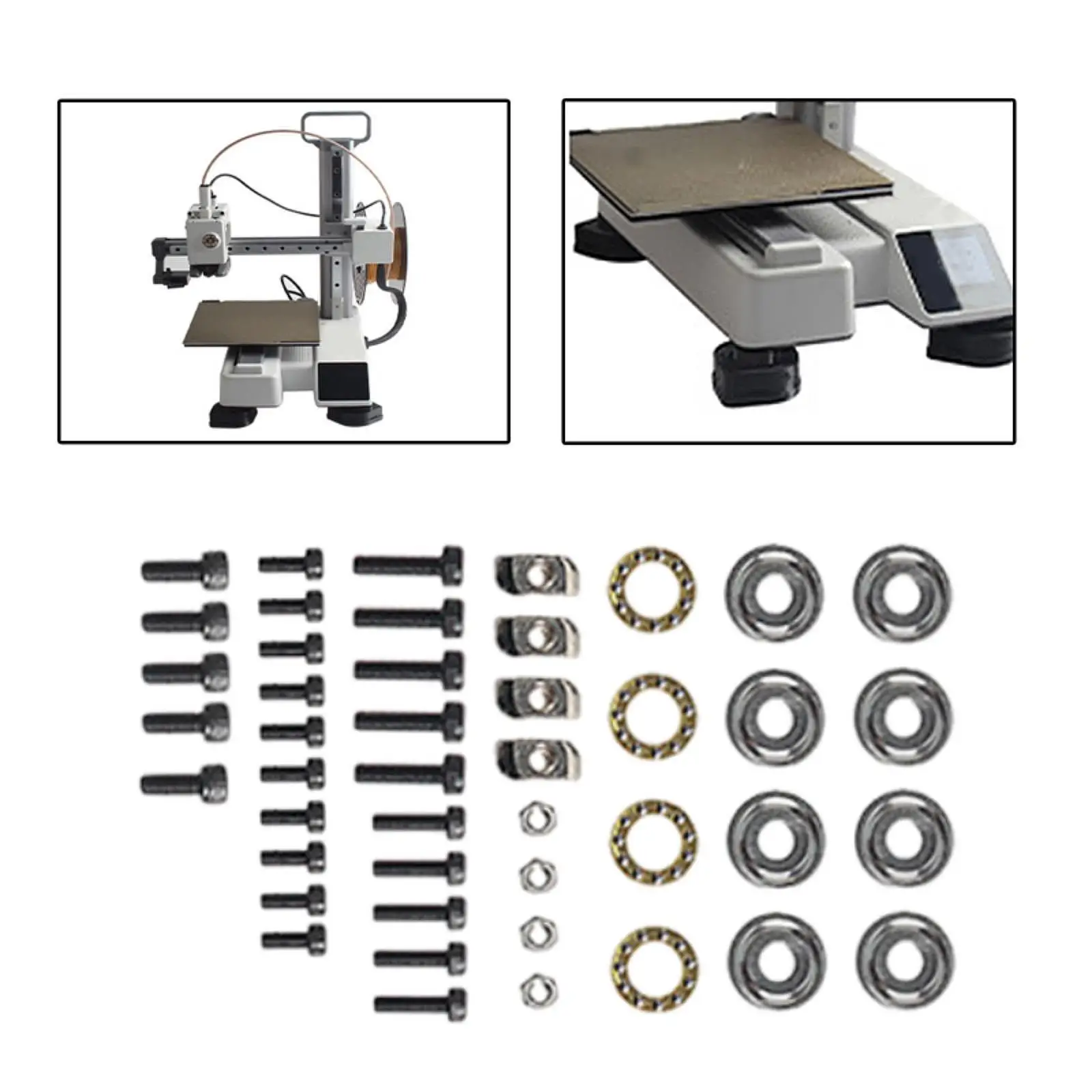 

3D Printer Self Aligning Anti Foot Set Accessory for P1S P1P