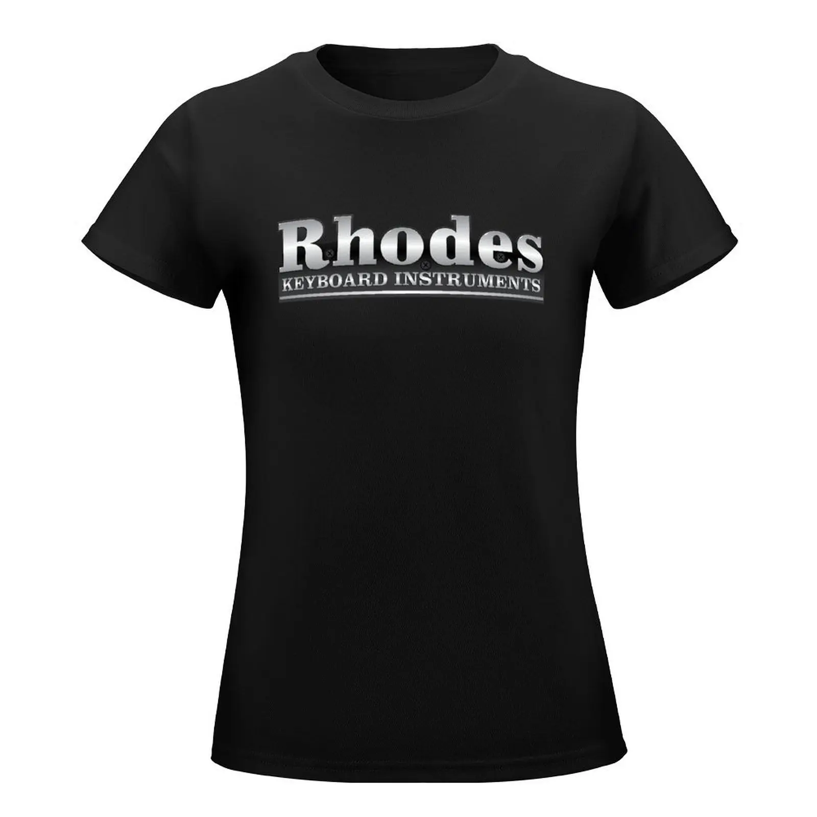 Rhodes electric piano logo. T-Shirt cute clothes hippie clothes T-shirt Women