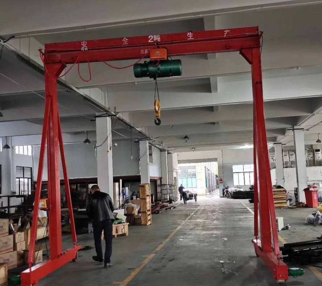 

5 Ton Small Gantry Portable Cranes Design Price For Sale