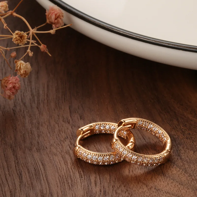 Real 14k Gold Diamond Ear Cuff for Women To Join Party Peridot Gemstone Anillos De Wedding Diamante Engagement Jewelry view 2