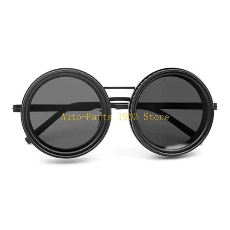 

E21C Multifunction Steampunk Sunglasses Polarized Lenses Fashionable for Driving Fishing