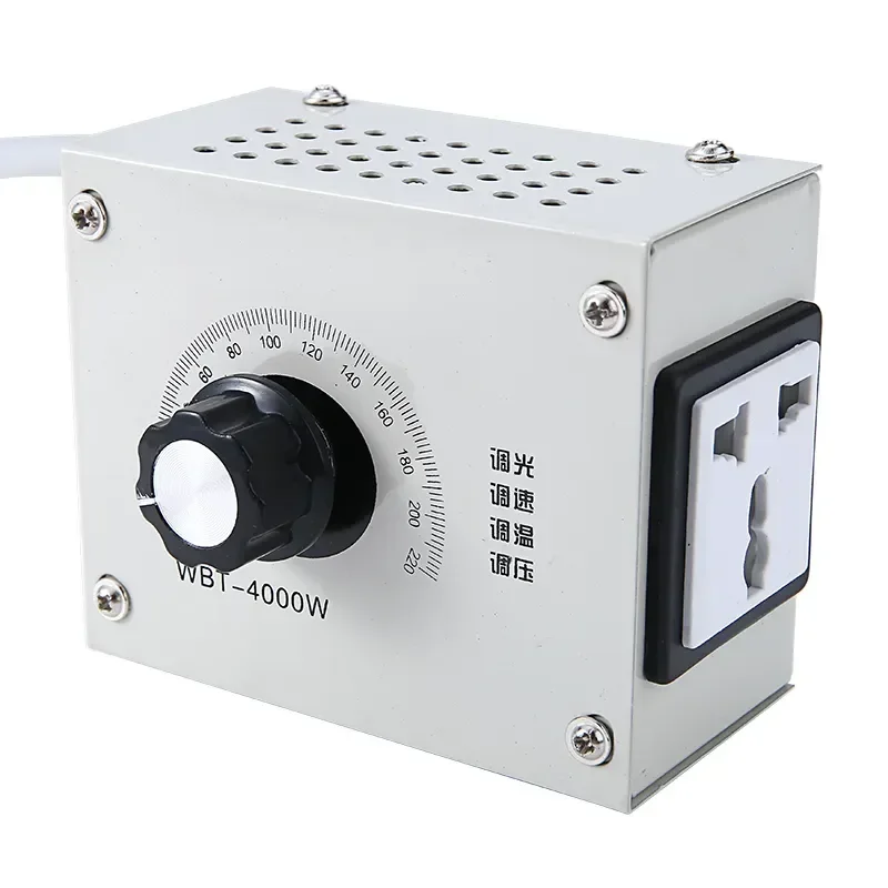 220V AC Motor Speed Controller 4000W Variable Voltage Controller for Fan Speed Motor Dimmer