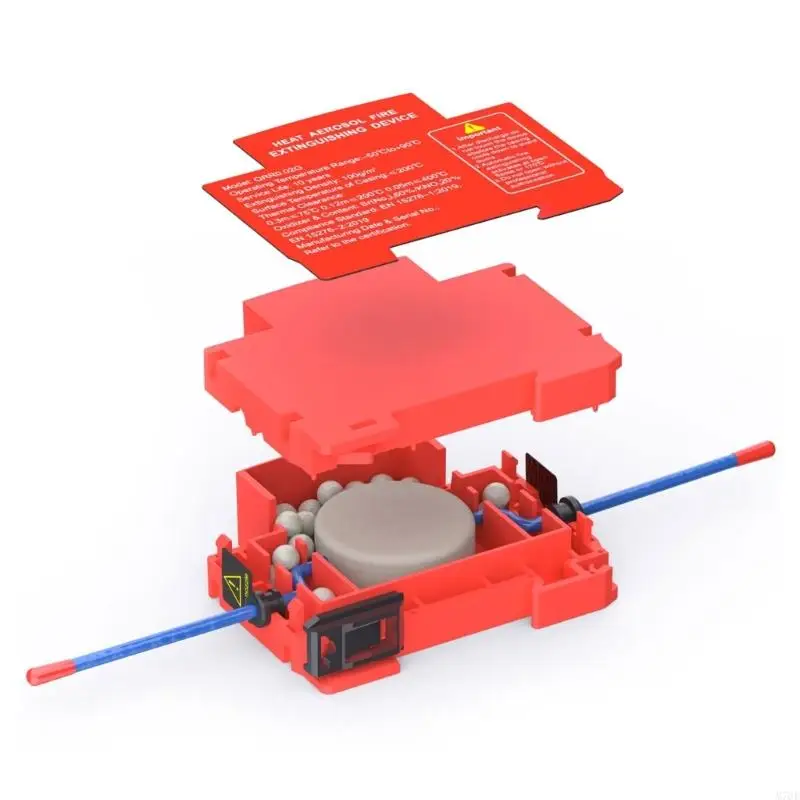 M76E Automatic Extinguishing Device for Electrical Cabinets, Heat Activated or Adhesive Mounting Unit System