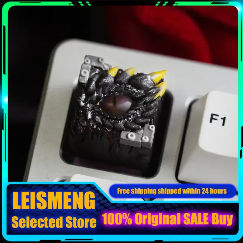 

The Eye of the Demon Dragonthemed keycap resin mechanical keyboard 1pcs PC gaming keyboards collectible gifts customized keycap