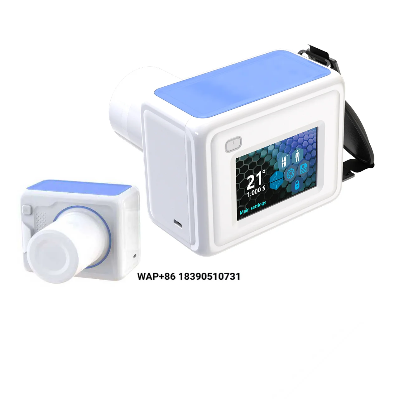 Handheld veterinary X-ray machine, portable pet X-ray machine 70KV 2ma low leakage radiation, animal X-ray equipment for cats an
