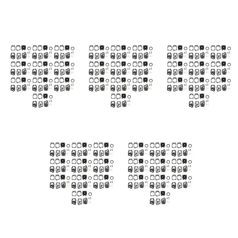 A93E-50Pcs Carburetor Repair Rebuild Gasket Needle Kit For Walbro K20-WYJ Echo Toro Ryobi Honda Homelite Trimmer