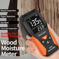 Aicevoos Digital Wood Moisture Meter,Needle Type Water Detector,Multiscene Measure Temperature Humidity Probe Tester,Damp Tester