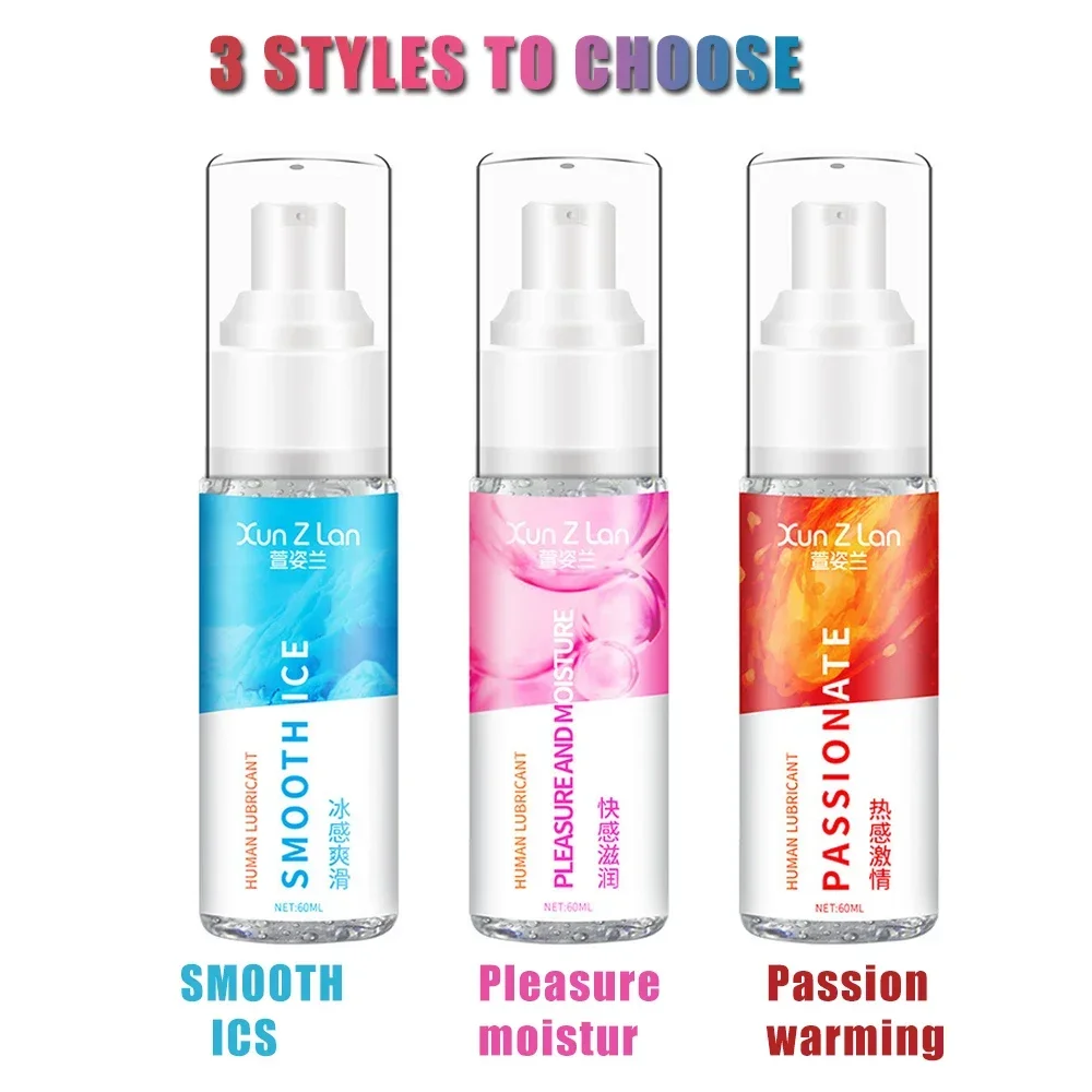 Female Intense Orgasm Gel 60ml Passion Warming, Pleasure Moisture, Smooth Ice Lubricant For Vagina Anal Oral Gay Product