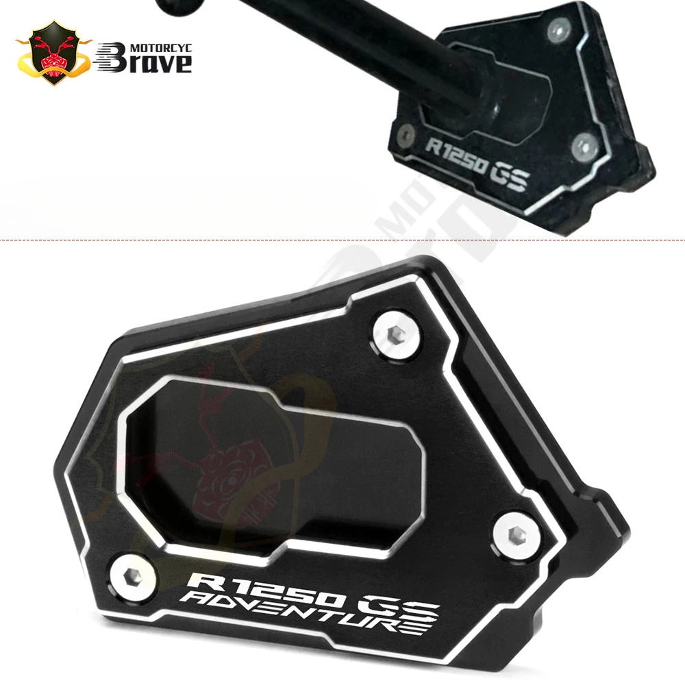 

Motorcycle Kickstand Support Side Stand Extension Plate Pad For BMW R1200GS R1250 GS Adv R1200 GS LC HP Rallye R1250GS Adventure
