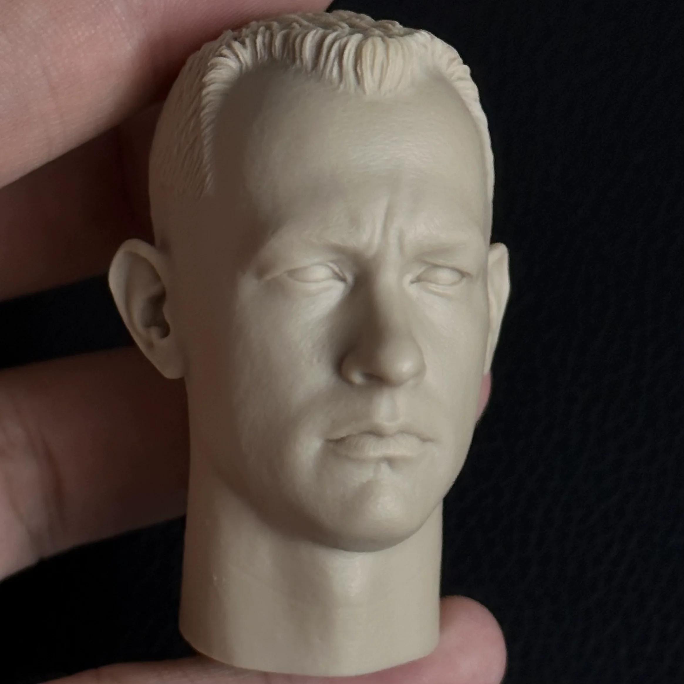 1/6 غير مصبوغ توم هانكس رئيس نحت الجندي الفيلم الممثل نموذج 1/6 مقياس عمل الشكل SOldier نموذج اللعب