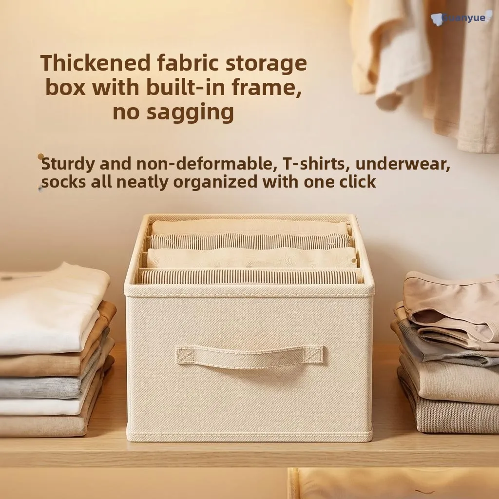 

Home Clothes Storage Box Drawer Style Trouser Organizer Box Underwear Sorting Box Chinese Style Non-Handmade