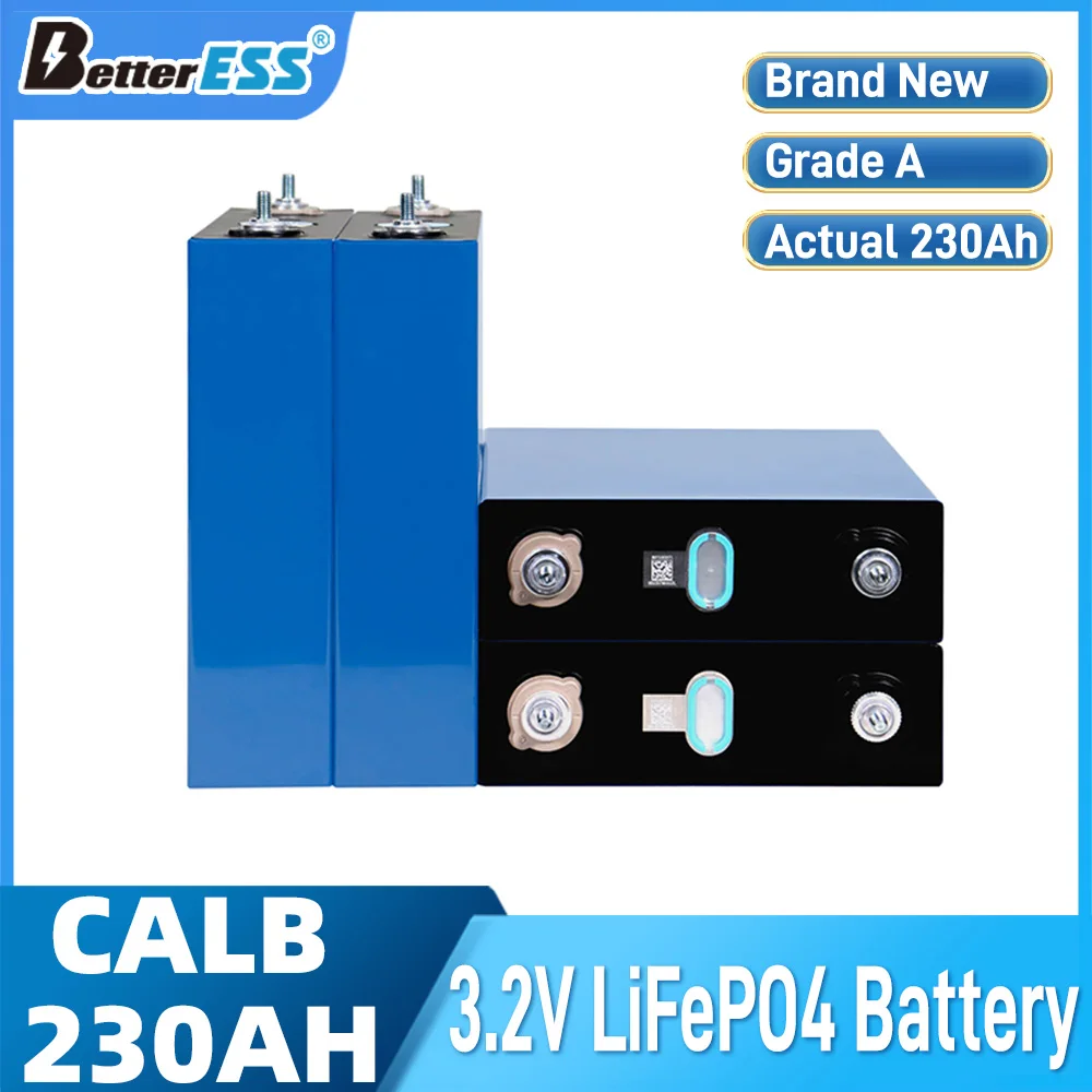 

CALB 230Ah LiFePO4 Battery Cell 3.2V 12V 24V48VRechargeable Lithium Iron Phosphate Battery Pack for Solar RV Home Energy Storage