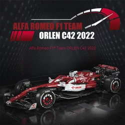 Technical MOC Champions Formula F1 Team ORLEN C42 2022 Racing Car Model 1868PCS Building Blocks Brick Puzzle Toys Kids Gift