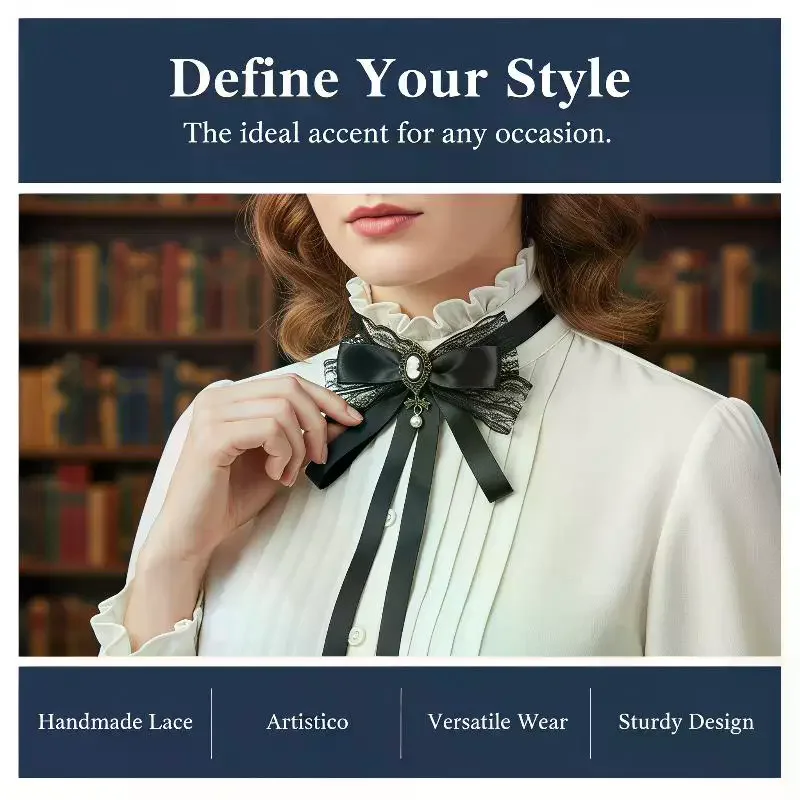 New Cloth Art Bow Tie Rhinestone Crystal Bowknot Brooches Clip For Women Wedding Party Necktie Jewelry Accessories