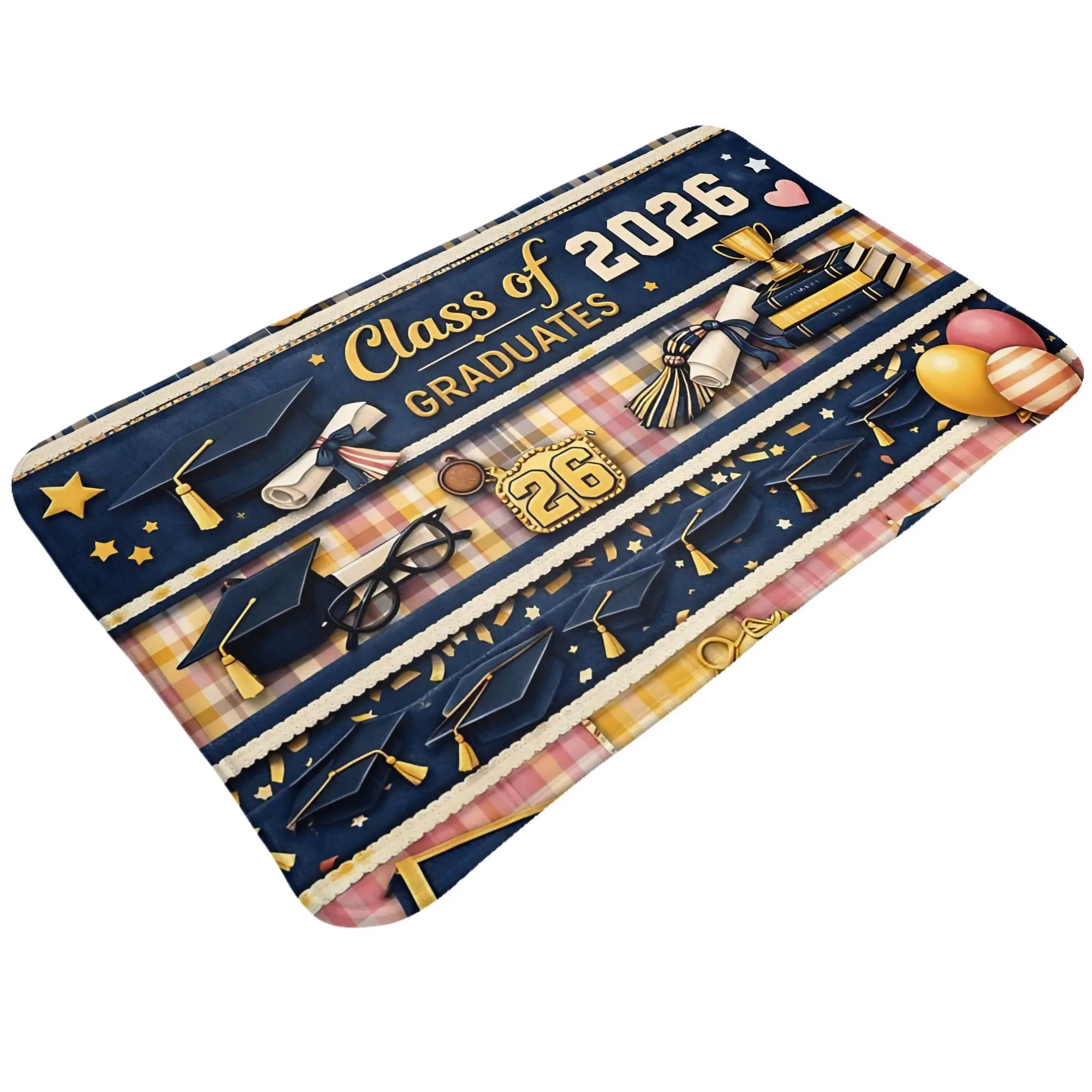 graduation Decorations Bathroom Mat class of 2026 Doormat Living Room Carpet Balcony Rug Home Decor