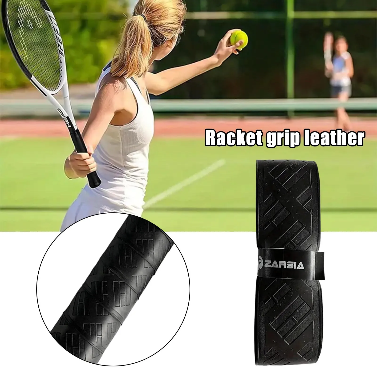

Badminton Tennis Racket Grip Sleeves Professional Design Breathable Tied Anti-Slip Tape Suitable for Squash Racket