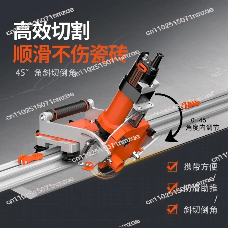 45 Degree Electric Tile Cutting Machine Portable High Precision Water Jet Chamfer Miter Cutter