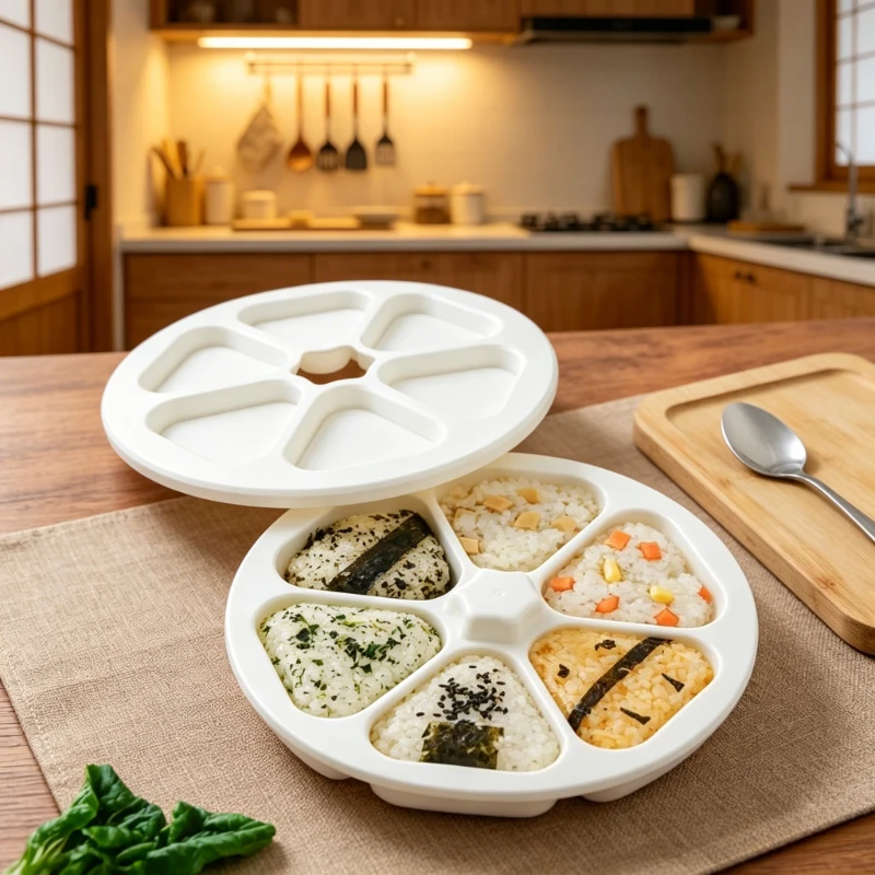 Triangle Onigiri Mold Sushi Making Kit Food Grade BPA Free Rice Ball Maker Sushi Press Bento Lunch Box Tool Making Homemade